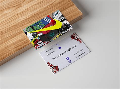 Sneaker Business Card Shoe Business Card for Etsy Canada