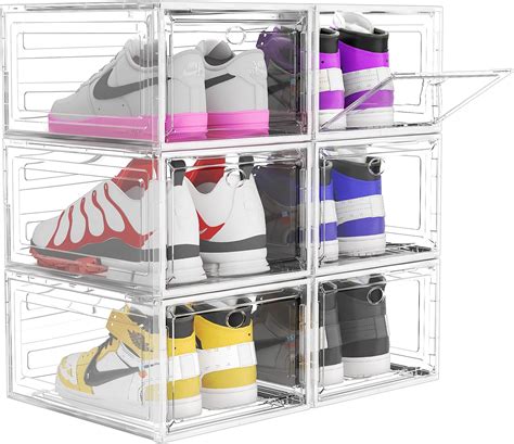 Sneaker Storage Boxes Clear Stackable