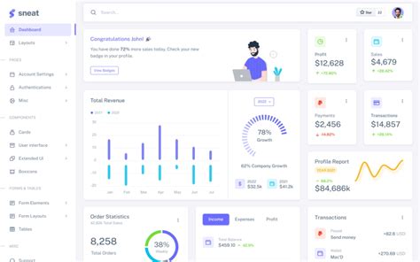 sneat bootstrap html admin template free