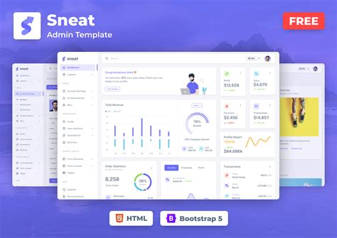 sneat bootstrap html admin template free v2 0.0