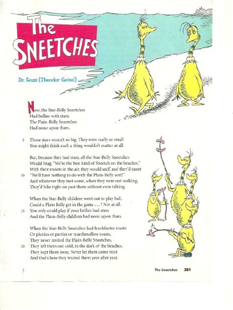 sneetches pdf
