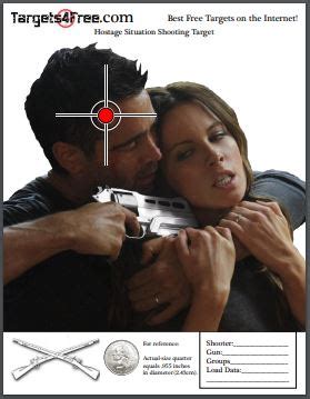 Sniper Hostage Targets Printable