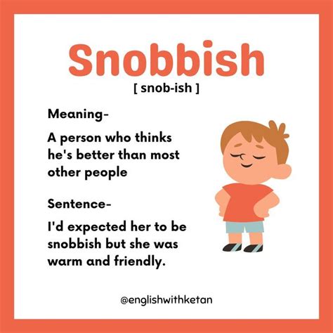 snobby meaning in urdu