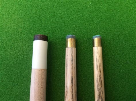 snooker cue tip size