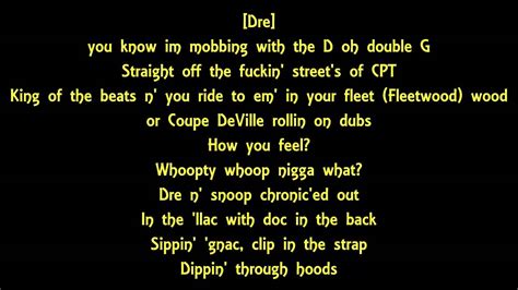 snoop dogg song lyrics