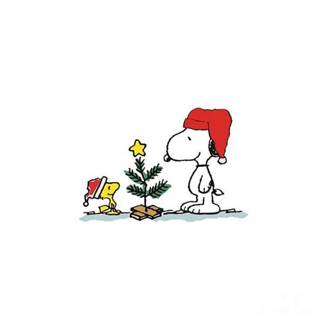 Snoopy Christmas Widget Long