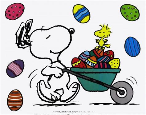 Snoopy Easter Window Clings