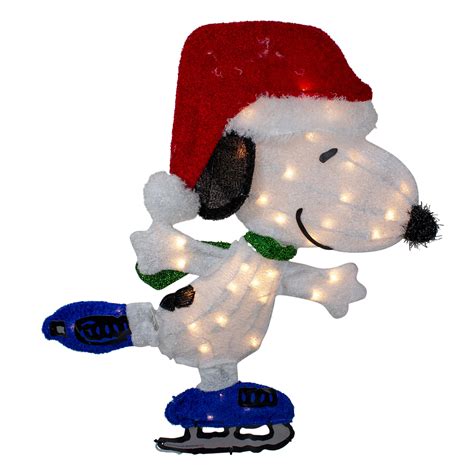 Tis Your Season 5' Snoopy with Candy Cane Airblown Inflatable Outdoor