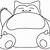 snorlax pokemon coloring pages