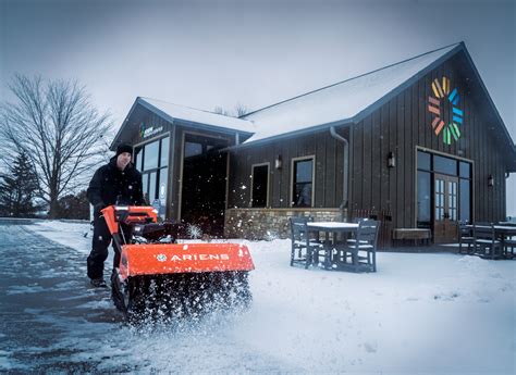 Snow Blower With Brush Attachment