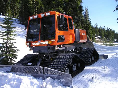 Snow Cat Plow Machine
