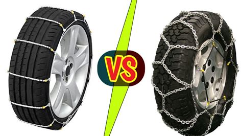 Snow Chains Cable Vs Link