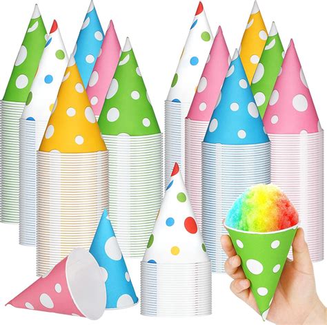 Snow Cone Paper Cups
