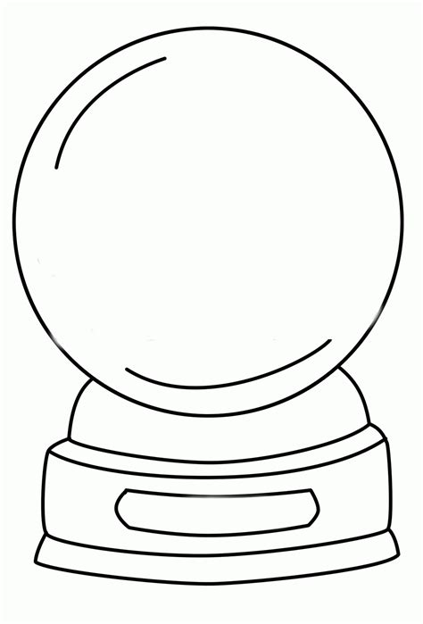 Snow Globe Coloring Pages: A Creative Winter Activity