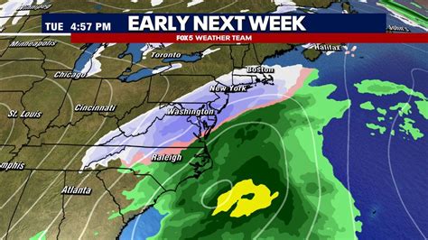 snow in dc next week