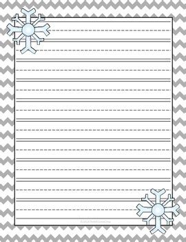 Snow Lined Paper