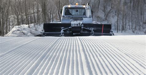snow machine groomed