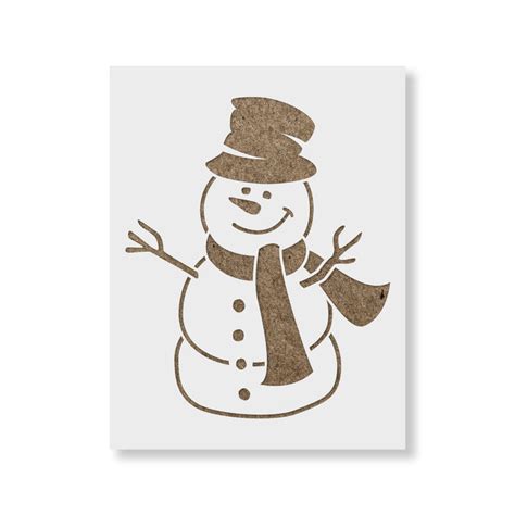 Snow Men Stencils Printable