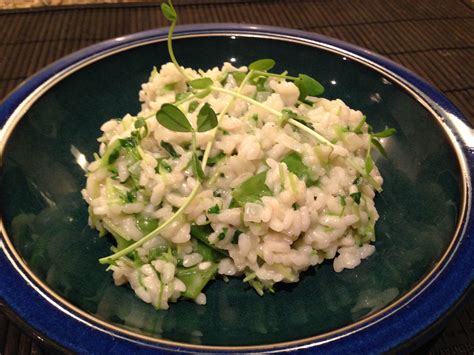 Snow Pea Risotto