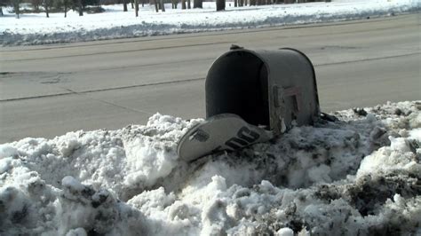 Snow Plow Damaged Mailbox