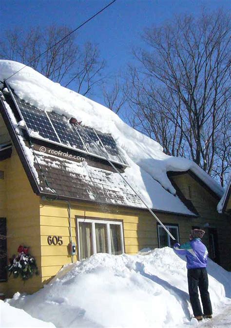 Snow Rake Solar Panels