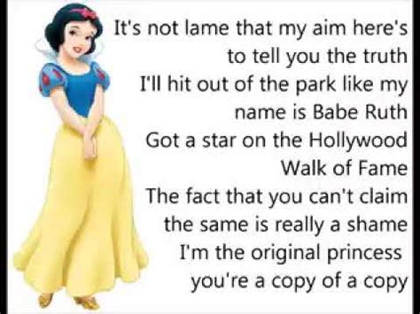 snow white and elsa rap battle lyrics