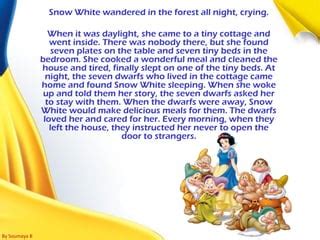 snow white summary brainly