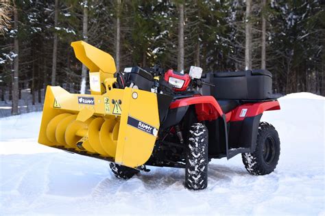 Snowblower Attachment For An Atv