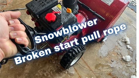 Snowblower Pull Cord Length