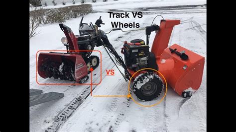 Snowblower With Tracks Vs Wheels