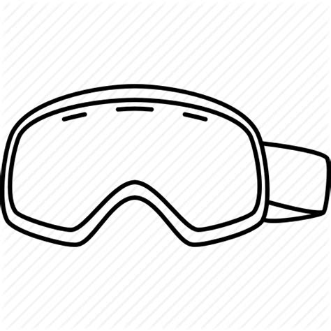 Snowboard Goggles Drawing