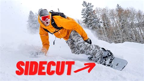 Snowboard Sidecut Explained