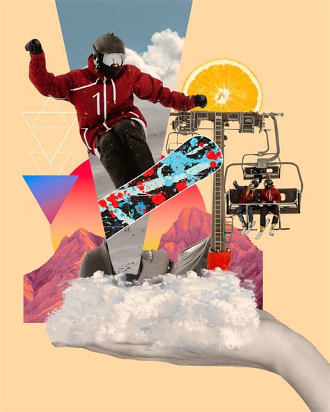 Snowboarding Collage Wallpaper