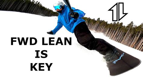 Snowboarding Forward Lean