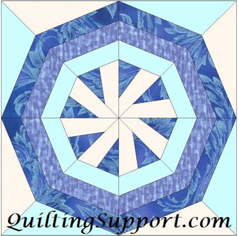 Snowflake Quilting Template