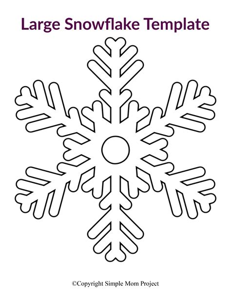 Snowflake Stencil Patterns Printable