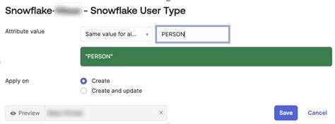 Snowflake User Attributes