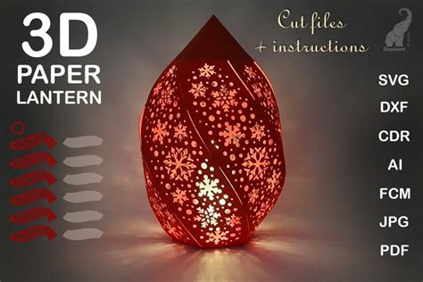 Download snowflake-lantern SVG