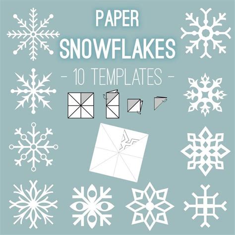 Snowflakes Snowflakes Pattern Printable