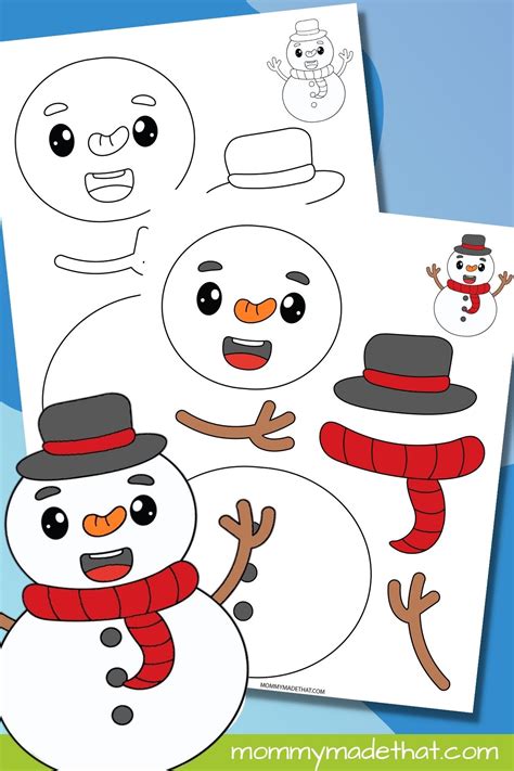Snowman Paper Printable