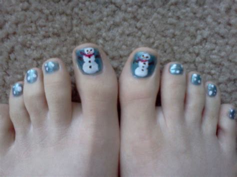 Snowman Toe Nail Designs: A Winter Wonderland on Your Toes