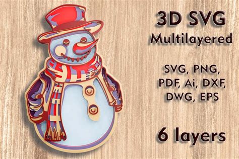Download snowman-3d SVG