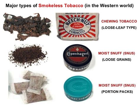 snuff vs chewing tobacco