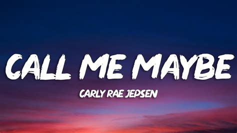 so call me maybe letra