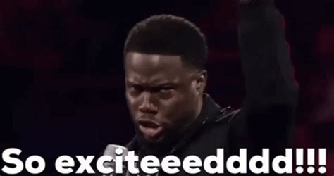 so excited kevin hart gif with sound