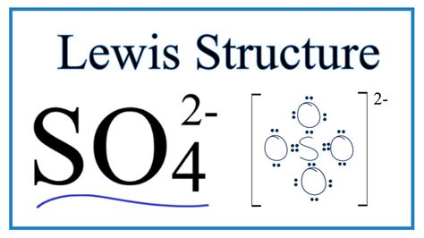 Is this lewis dot structure correct for SO4 2? I’m unsure about the