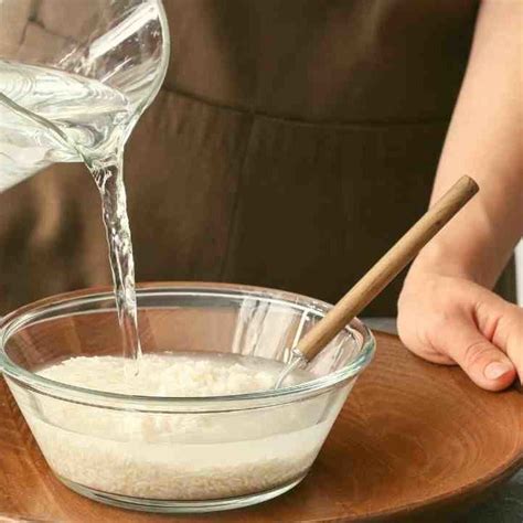 soak the rice
