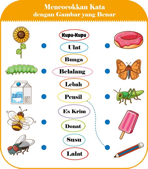 soal bahasa indonesia mencocokkan gambar