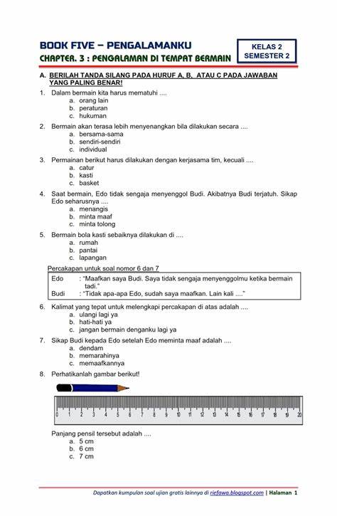 soal kls 2 tema 2 Indonesia