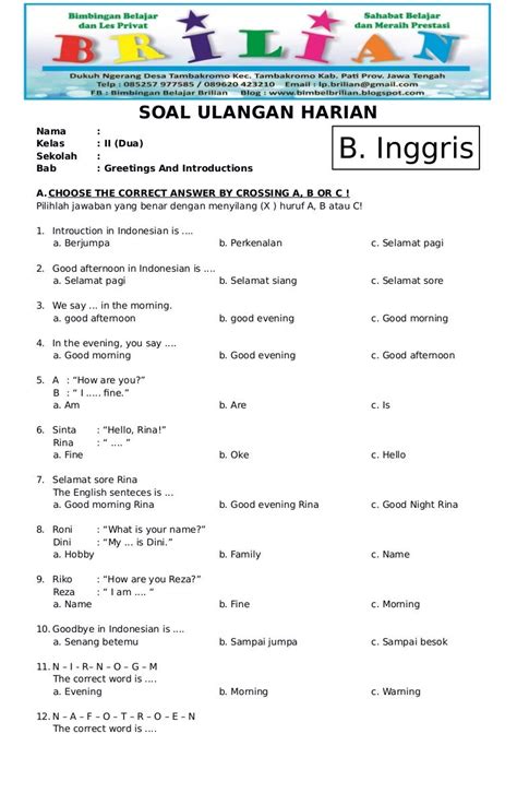 soal pts bahasa inggris kelas 10